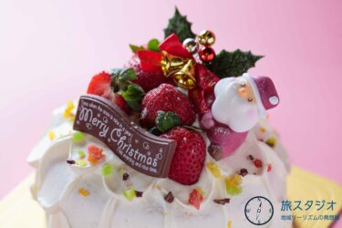 生クリーム仕上げのXmasケーキ_カカオ果